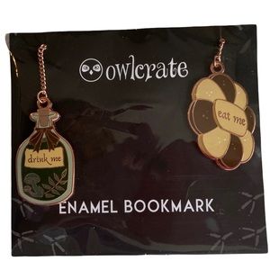 Owlcrate Exclusive Alice in Wonderland Enamel Bookmark